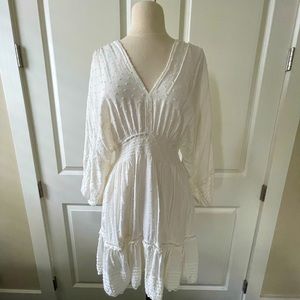 Love Stitch Hattie Swiss Dot Mini Dress